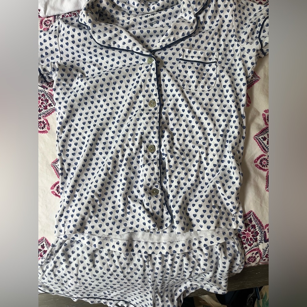 Roller Rabbit Blue Heart PJs